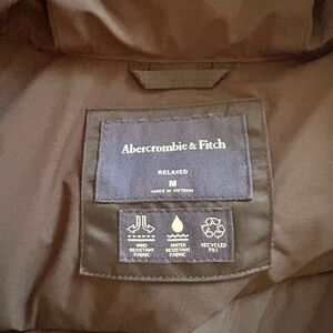 Abercrombie & Fitch Black Jacket with Zipper Detail
